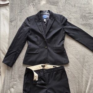 J. Crew Navy Pinstripe Suit